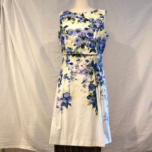 EUC Lauren by Ralph Lauren floral dress, size 14
